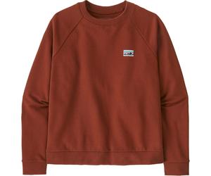 Patagonia - Sweat à col rond - W's Regenerative Organic Certified Cotton Essential Top Dried Vanilla pour Femme en Coton - Taille L - Rouge Rouge L