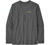 Patagonia - Sweat sans capuche en matière recyclée - M's LW Unity Fitz Wildrise Crew Ink Black pour Homme en Coton - Taille M - Gris Gris M