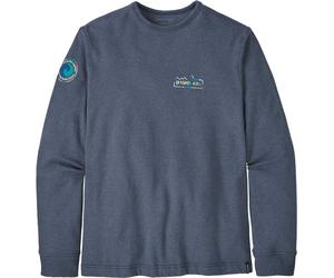 Patagonia - Sweat sans capuche en matière recy M's LW Unity Fitz Wildrise Crew New Navy pour Homme en Coton - Taille S Navy S