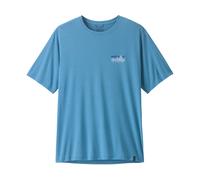 Patagonia T-shirt homme Cap Cool Daily '73 Skyline Shore Blue / Light Shore Blue X-Dye XL