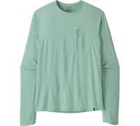 Patagonia - T-shirt de randonnée léger à manches longues avec protection anti-UV - M's L/S Cap Cool Sun Shirt Thermal Blue Thin Ice X-Dye pour Homme - Bleu L