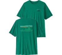 Patagonia - T-shirt de randonnée léger et respirant - M's Cap Cool Daily Shirt '73 Skyline Gem Green Light Gem Green X-Dye pour Homme - Taille S - Vert S