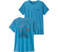 Patagonia - T-shirt de randonnée léger et respirant - W's Cap Cool Daily Shirt Cloud Crag Shore Blue Light Shore Blue X-Dye pour Femme - Taille XS - Bleu XS