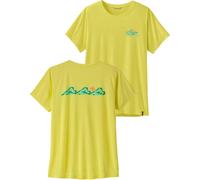 Patagonia - T-shirt de randonnée léger et respirant - W's Cap Cool Daily Shirt Trailcheck Lemon Zest pour Femme - Taille S - Jaune Jaune S
