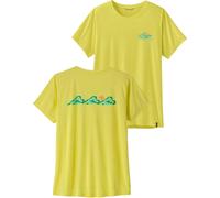 Patagonia - T-shirt de randonnée léger et respirant - W's Cap Cool Daily Shirt Trailcheck Lemon Zest pour Femme - Taille XS - Jaune Jaune XS