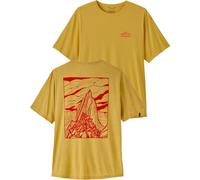 Patagonia - T-shirt de randonnée respirant et léger - M's Cap Cool Daily Shirt Cloud Crag Limestone Yellow Light X-Dye pour Homme - Taille M - Jaune Jaune M