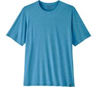 Patagonia - T-shirt de randonnée respirant et léger - M's Cap Cool Daily Shirt Shore Blue Light Shore Blue X-Dye pour Homme - Taille L - Bleu Bleu L