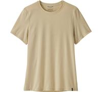 Patagonia - T-shirt de randonnée ultraléger et à séchage rapide - W's Cap Cool Ultra Shirt Pumice Dyno White X-Dye pour Femme - Taille M - Beige Beige M