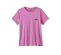 Patagonia - T-shirt respirant - W's Cap Cool Daily Graphic Shirt '73 Skyline: Brisk Purple X-Dye pour Femme - Taille 141 - Rose Rose 141