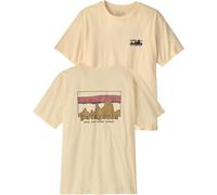 Patagonia - T-shirt en coton biologique classique et confortable - M's '73 Skyline T-Shirt Undyed Natural pour Homme en Coton - Taille S - Beige Beige S