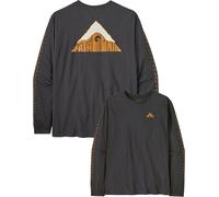 Patagonia - T-shirt en coton biologique - M's L/S Driftways Organic T-Shirt Ink Black pour Homme en Coton - Taille XL - Noir Noir XL