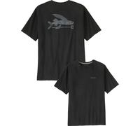 Patagonia - T-shirt en coton recyclé - M's Flying Fish Responsibili-Tee Ink Black pour Homme en Coton - Taille S - Noir Noir S