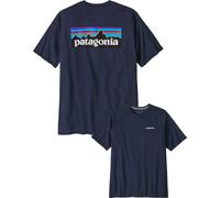 Patagonia - T-shirt en coton recyclé - M's P-6 Logo Responsibili-Tee New Navy pour Homme en Coton - Taille XXL Navy XXL