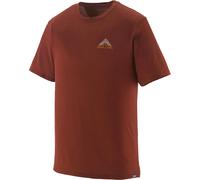 Patagonia - T-shirt en laine de mérinos - M's Cap Cool Merino Blend Graphic Shirt Driftways: Dried Vanilla pour Homme en Laine - Taille L - Marron Marron L