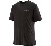 Patagonia - T-shirt en laine de mérinos - M's Cap Cool Merino Blend Graphic Shirt Heritage Header Black pour Homme en Laine - Taille XL - Noir Noir XL
