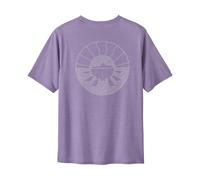 Patagonia T-shirt graphique Capilene Cool Daily Water violet