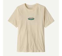 PATAGONIA - T-shirt lifestyle - T-Shirt '95 Oval Logo Undyed Natural - Tee Shirt Mc | Patagonia - S - male S