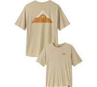 Patagonia - T-shirt respirant - M's Cap Cool Daily Graphic Shirt Lands Driftways: Pumice X-Dye pour Homme - Taille S - Orange Orange S