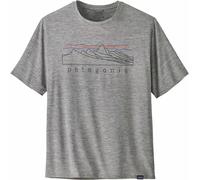 Patagonia - T-shirt respirant - M's Cap Cool Daily Graphic Shirt Stratapeaks: Feather Grey pour Homme - Taille XL - Gris Gris XL