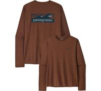 Patagonia - T-shirt respirant - M's L/S Cap Cool Daily Shirt - Boardshort Logo Berm Brown Light X-Dye - Taille L - Marron Marron L