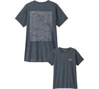 Patagonia - T-shirt respirant - W's Cap Cool Daily Graphic Shirt Strataspire: Smolder Blue X-Dye pour Femme - Taille XS - Navy Navy XS