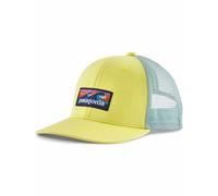 Patagonia - Trucker respirante en coton organique - K's Trucker Hat Boardshort Logo Lemon Zest en Coton - Jaune Jaune