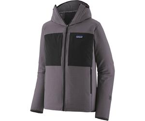 Patagonia - Veste à capuche stretch et résistante - M's R2 TechFace Hoody May Grey pour Homme - Taille L - Gris Gris L