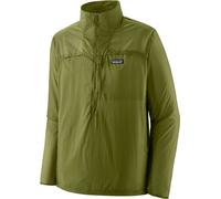 Patagonia - Veste de randonnée ultralégère - M's Houdini Stash 1/2 Zip P/O Caper Green pour Homme en Nylon - Taille S - Vert Vert S