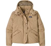 Patagonia - Veste en duvet recyclé - W's Downdrift Jkt Oar Tan w/Seabird Grey pour Femme en Nylon - Taille M - Beige Beige M