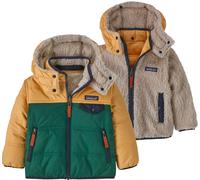 Patagonia - Veste réversible - Baby Reversible Tribbles Hoody Conifer Green - Taille Enfant 12 mois - Vert Vert 12 mois