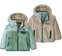 Patagonia - Veste réversible - Baby Reversible Tribbles Hoody Ellwood Green - Taille Enfant 4 ans - Bleu Bleu 4 ans