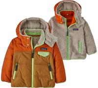 Patagonia - Veste réversible - Baby Reversible Tribbles Hoody Nest Brown - Taille Enfant 18 mois - Marron Marron 18 mois