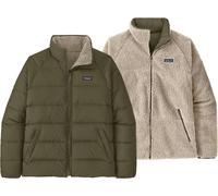 Patagonia - Veste réversible en duvet - M's Reversible Silent Down Jkt Basin Green - Taille S - Vert Vert S