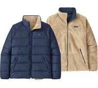 Patagonia - Veste réversible en duvet - M's Reversible Silent Down Jkt New Navy pour Homme - Taille 126-132 Navy 126-132