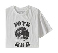 Patagonia Vote Her Organic T-Shirt Homme Blanc - Hauts légers manches courtes outdoor hommes XXL