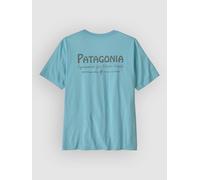 Patagonia - Water People Banner T-Shirt - T-shirt - M - snowmelt blue