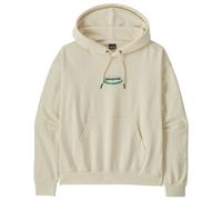 Patagonia – Sweat à capuche femme – 95 Oval Logo Daily – Blanc – XL