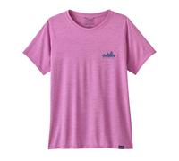 Patagonia - T-shirt respirant - W's Cap Cool Daily Graphic Shirt '73 Skyline: Brisk Purple X-Dye pour Femme - Taille S - Rose Rose S