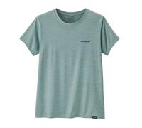 Patagonia - Women's Cap Cool Daily Graphic Shirt - T-shirt femme Waters Boardshort Logo: Thermal Blue X-Dye - S
