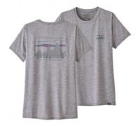 T shirt femme patagonia cap cool daily graphic shirt gris