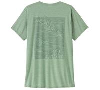 Patagonia - Women's Cap Cool Daily Graphic Shirt - T-shirt technique - M - strataspire ellwood green x-dye