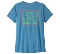 Patagonia - Women's Cap Cool Daily Shirt Mother Rays - T-shirt technique - L - shore blue / light shore blue x-dye
