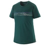Patagonia - Women's Cap Cool Merino Graphic Shirt - Haut en mérinos - L - strata stripe cascade green