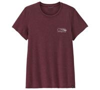 Patagonia - Women's Cap Cool Trail Shirt Stratapeaks - T-shirt technique - XS - berry fig