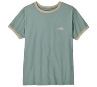 Patagonia - Women's Fitz Roy Foothills Ringer Tee - T-shirt - S - cover green