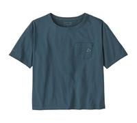Patagonia - Women's Fitz Roy Massif Easy Cut Pocket Tee - T-shirt - L - summit blue