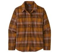 Patagonia - Women's Fjord Flannel Shirt - Chemise - L - happy camper shelter brown
