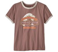 Patagonia - Women's Great Waves Ringer Tee - T-shirt - S - moonrise taupe