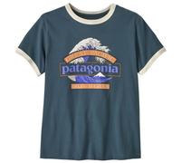 Patagonia - Women's Great Waves Ringer Tee - T-shirt - XS - summit blue