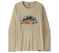 Patagonia - Women's L/S Cap Cool Daily Graphic Shirt - Haut à manches longues - S - fitz roy foliage pumice x-dye
